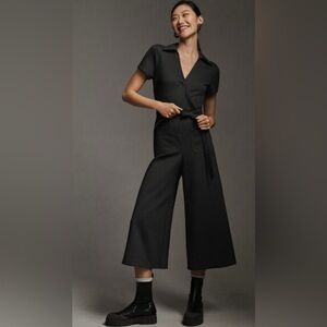 Maeve / Anthropologie - The Colette Wide Leg Jumpsuit. Stretchy, Comfy & Chic!